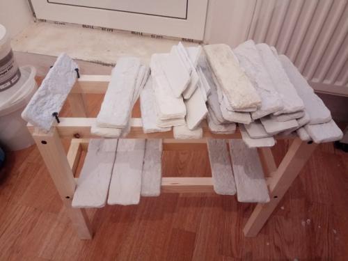 ИМИТАЦИЯ кирпича своими руками от А до.. Декоративный кирпич из гипса своими руками (венецианский кирпич)