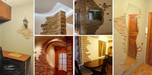 На сколько долговечно получается имитация кирпичной кладки. Ошибки дизайна. Имитация каменной кладки в интерьере.