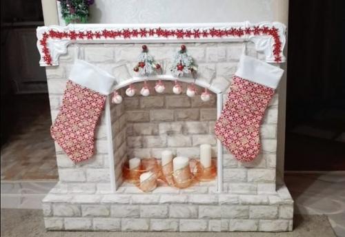 Декоративный камин из коробок своими Руками. Вдохновляйтесь: лучшие идеи