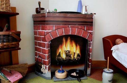 Камин из коробки от телевизора. Вдохновляйтесь: лучшие идеи