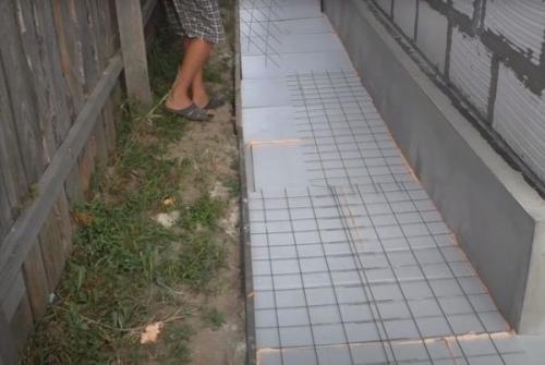 Технология укладки бетонной отмостки. Этапы укладки отмостки вокруг дома