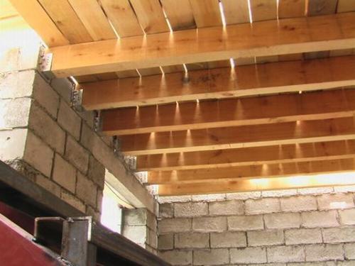 Брус для перекрытия второго этажа. Деревянные балки перекрытия - размеры и нагрузки