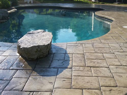 Отмостка из печатного бетона. Печатный бетон: технология изготовления в 7 шагов, советы по уходу