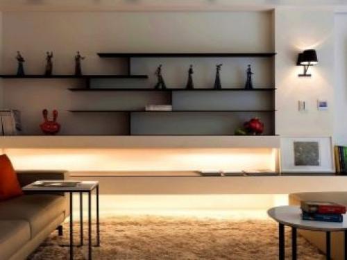 Оригинальные полки на стену. Оригинальные настенные полки — 50 фото идей 25