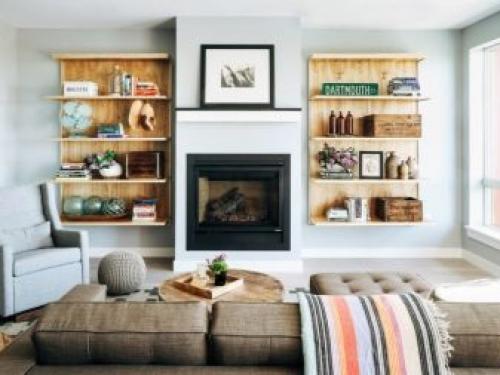 Оригинальные полки на стену. Оригинальные настенные полки — 50 фото идей 26