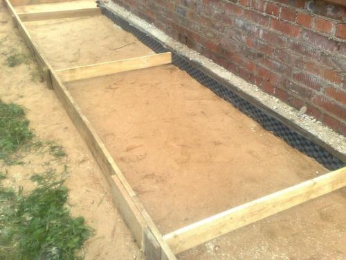 Самая простая отмостка. Как сделать самую простую отмостку фундамента