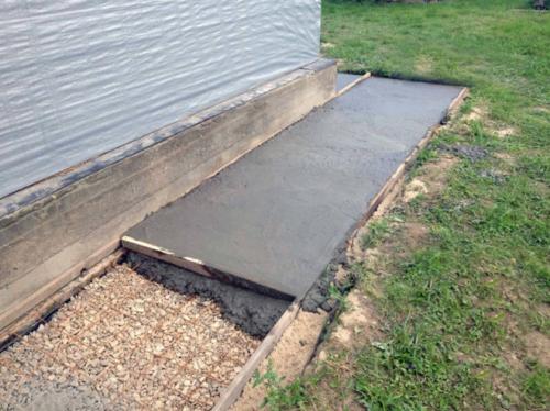 Отмостка своими руками: пошаговая инструкция