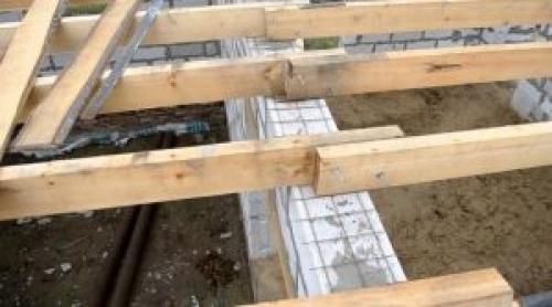 Деревянные перекрытия в доме из газобетона. Специфика газобетона 14