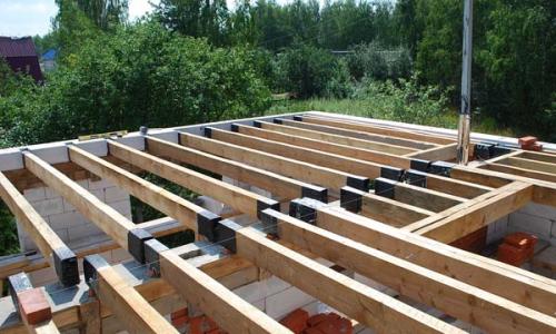 Как крепить балки перекрытия в деревянном доме. Крепление балок к стене 02 Как крепить балки перекрытия в деревянном доме. Крепление балок к стене 02