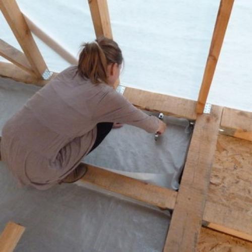 Пол в доме из бруса 19 Пол в доме из бруса 19