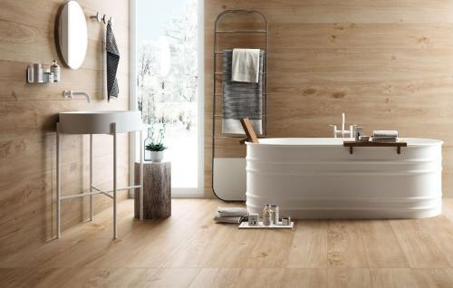 Ванная комната в деревянном доме без плитки. Пол в ванной в деревянном доме: как сделать своими руками сухо, тепло и недорого