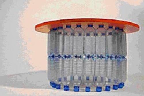 Как сделать диван из бутылок пластиковых. Как сделать диван из пластиковых бутылок 23