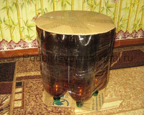 Как сделать пуфик из бутылок своими руками. Как сделать пуфик из пластиковых бутылок своими руками. 07 Как сделать пуфик из бутылок своими руками. Как сделать пуфик из пластиковых бутылок своими руками. 07