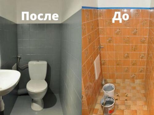 Стоит ли красить плитку в ванной. Краска для плитки: виды, как выбрать, чем и как правильно покрасить