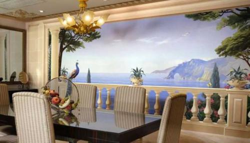 Как расписать стену в квартире. Преимущества и недостатки росписи