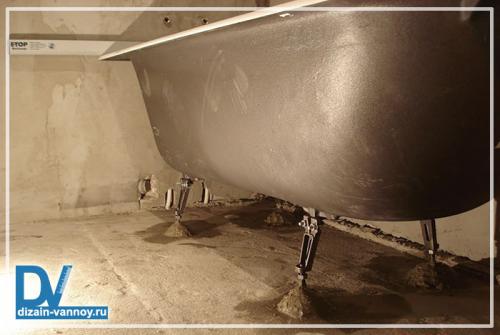 Крепеж для стальной ванны к стене. Особенности материала для ванн