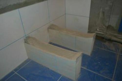 Установка ванны на газоблок. Ванна на кирпичах. Некоторые хитрости.