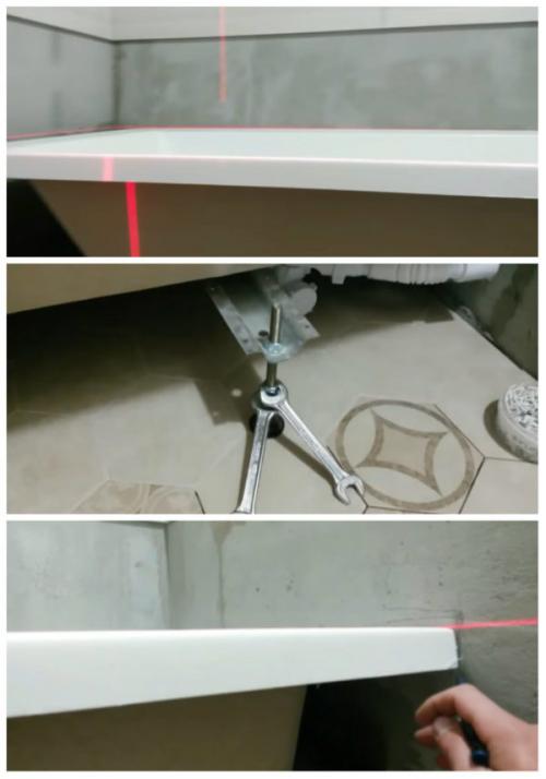 Каркас для стальной ванны. Каркас из металлопрофиля