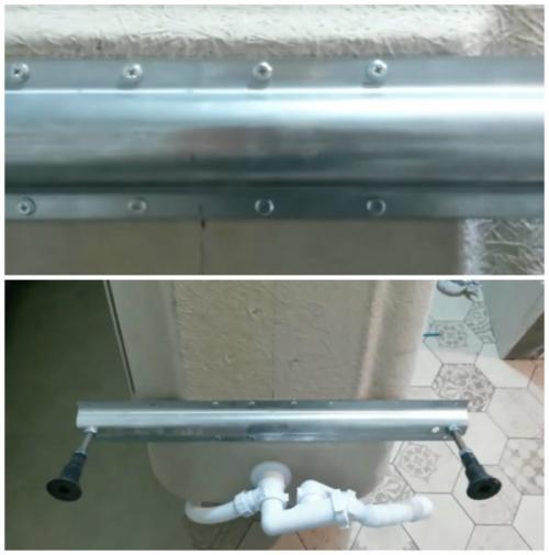 Каркас для стальной ванны. Каркас из металлопрофиля