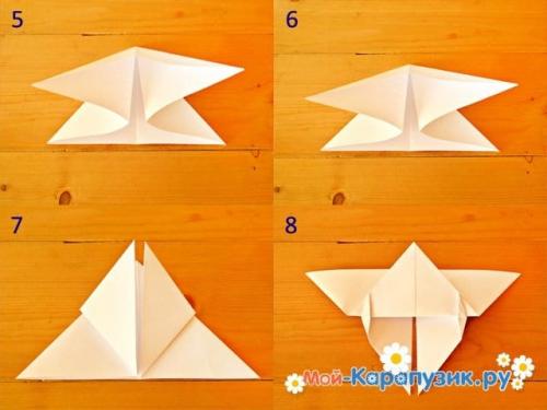 Поделки для малышей из бумаги. Бабочка из бумаги