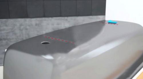 Как установить ванну на ножках. Как крепить ванну на кафельном полу на ножках с клейкой основой