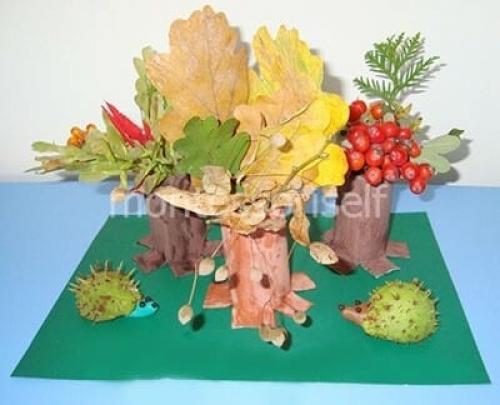 Поделки в садик своими руками. Поделка из природного материала в садик: 100 идей с пошаговым фото