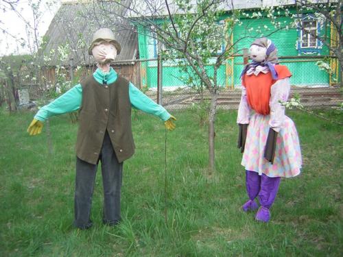 Как сделать маленькое пугало своими руками. Как создать правильное и эстетическое пугало