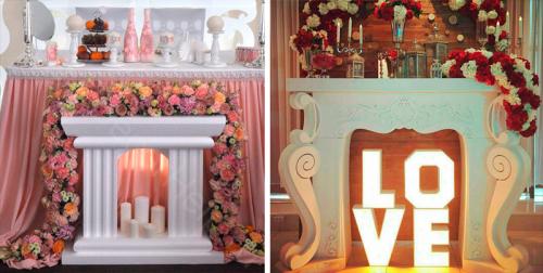 Какие преимущества имеет камин из пенопласта. Декоративный камин.