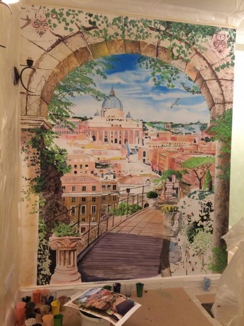 Как создать роспись на стене без художественного образования. Как делать художественную роспись стен? Пошаговая инструкция.