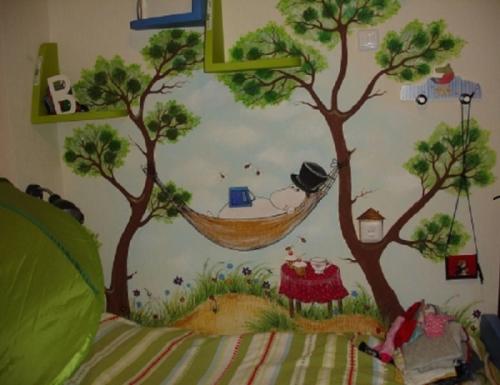 Как выбрать подходящий материал для росписи стен. Акриловые