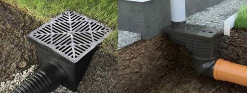Как правильно установить дренажный приёмник в бетонном подвале гаража 01