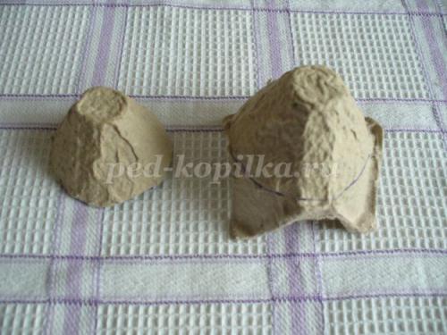 Поделки из яичных упаковок пластиковых. Поделки из яичных лотков: оригинальные идеи, фото и видео мастер классы. Что сделать из яичных лотков? 28