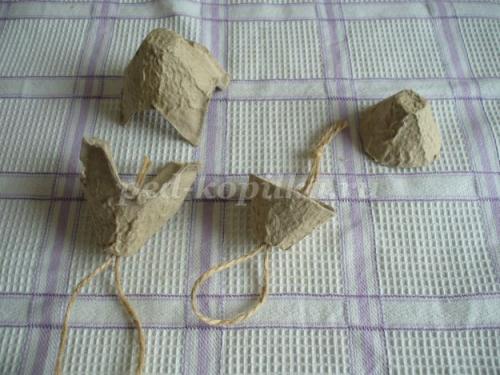 Поделки из яичных упаковок пластиковых. Поделки из яичных лотков: оригинальные идеи, фото и видео мастер классы. Что сделать из яичных лотков? 30