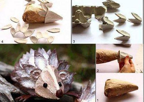 Поделки из яичных упаковок пластиковых. Поделки из яичных лотков: оригинальные идеи, фото и видео мастер классы. Что сделать из яичных лотков?