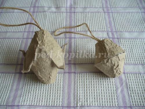 Поделки из яичных упаковок пластиковых. Поделки из яичных лотков: оригинальные идеи, фото и видео мастер классы. Что сделать из яичных лотков? 31