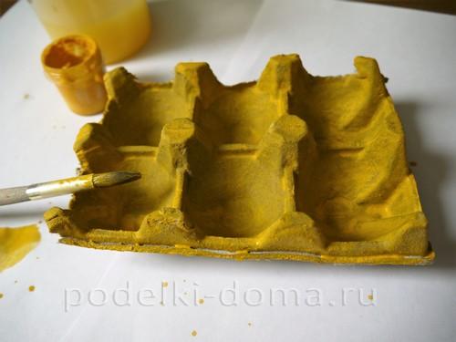 Поделки из коробок из под яиц на пасху. Корзинка и подставки для пасхальных яиц из лотка