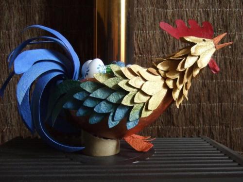 Необычные поделки из яичных лотков. Поделки из яичных лотков своими руками. Мастер класс из папье маше, пластиковых, пенопластовых 06