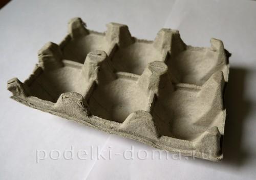 Поделки из коробок из под яиц на пасху. Корзинка и подставки для пасхальных яиц из лотка