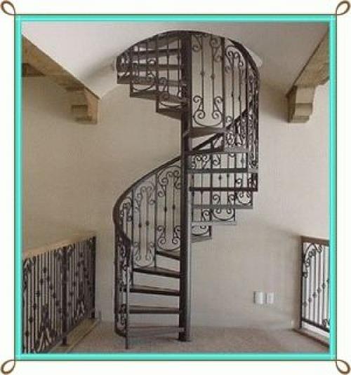 Металлическая винтовая лестница: инструкция по созданию 01