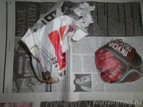 Делаем папье-маше из яичных лотков. Как сделать массу для лепки из бумаги своими руками? 01