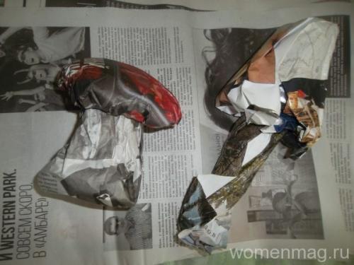 Делаем папье-маше из яичных лотков. Как сделать массу для лепки из бумаги своими руками? 03