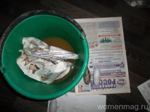 Делаем папье-маше из яичных лотков. Как сделать массу для лепки из бумаги своими руками? 09