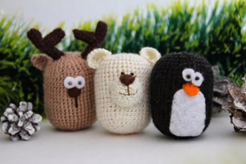 Поделки из Киндер яиц для сада. Милые зверюшки