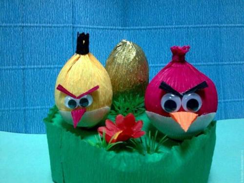 Поделки из Киндер яиц для сада. Милые зверюшки