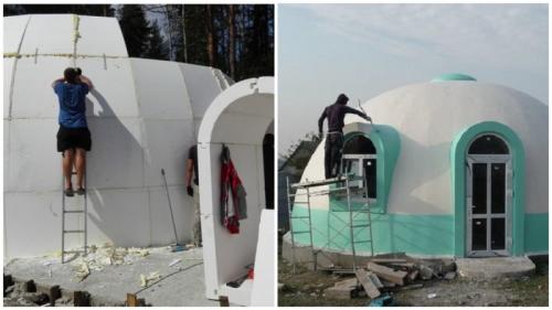 Какие типы домов можно строить из пенопласта и проволоки.  Что же это такое – японский жилой дом, построенный из пенопласта