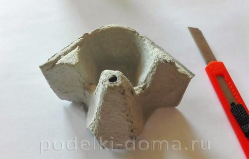 Поделки к Пасхе из яичных лотков. Подставки для яиц на Пасху из картонных лотков