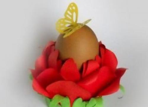 Подставка для яиц к Пасхе своими руками. Подставки для яиц из бумаги