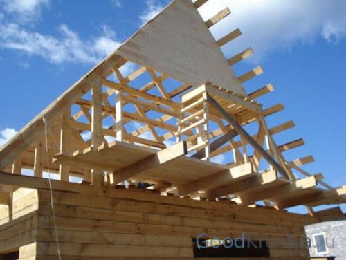 Стильные решения для оформления фронтона частного дома 09