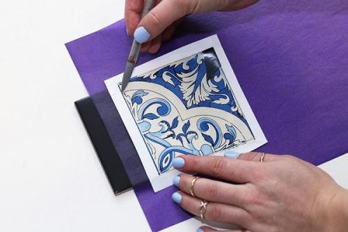 Как создать сложные композиции и рисунки с помощью акриловых красок на керамике. Мастер-класс: роспись на керамической плитке