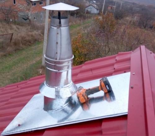 Как вывести печную трубу через крышу. Где расположить дымоход 12 Как вывести печную трубу через крышу. Где расположить дымоход 12